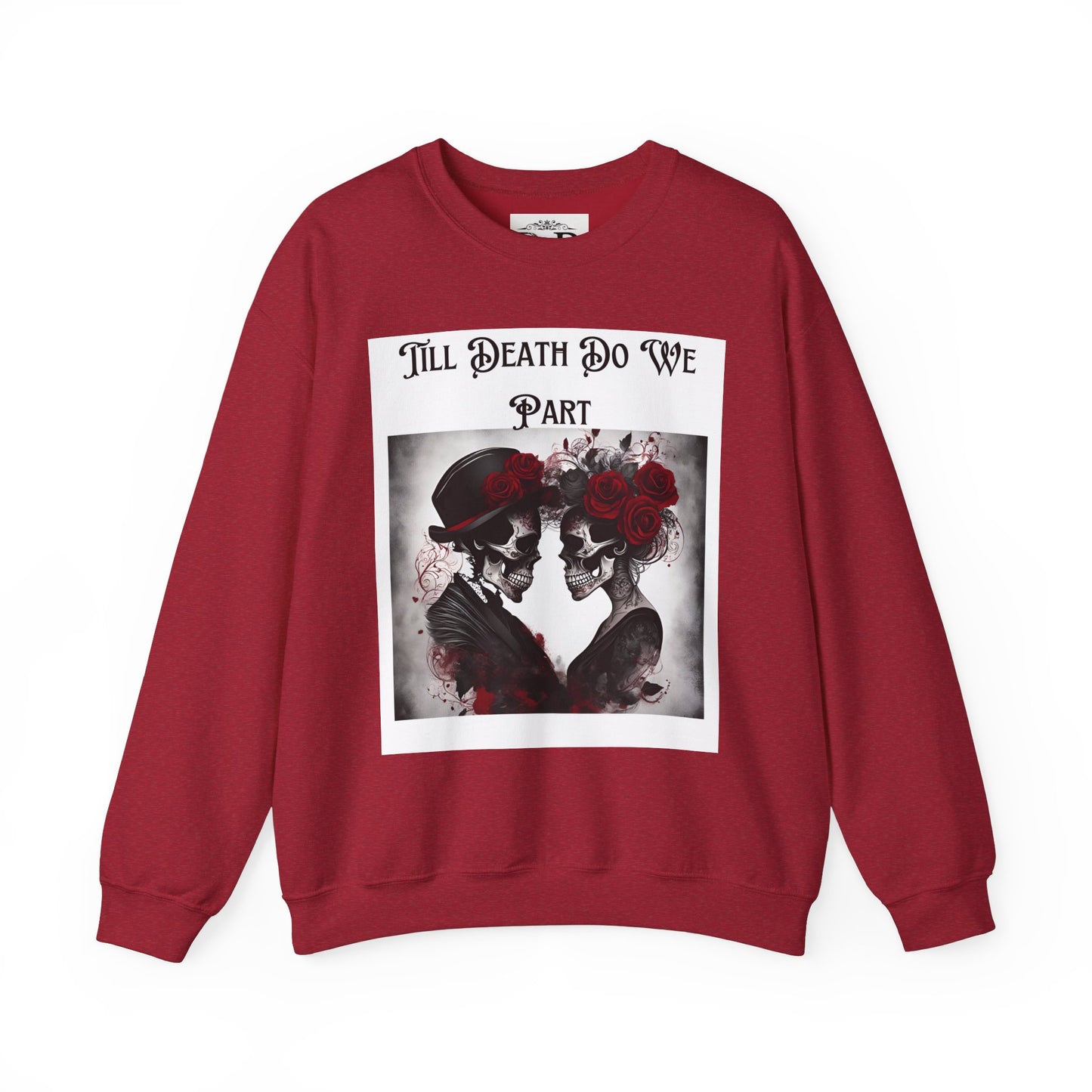 Till Death Do Us Part Skeleton Crewneck Sweatshirt