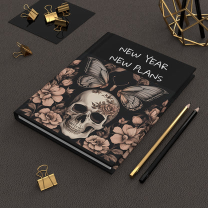 New Year New Plans Hardcover Journal