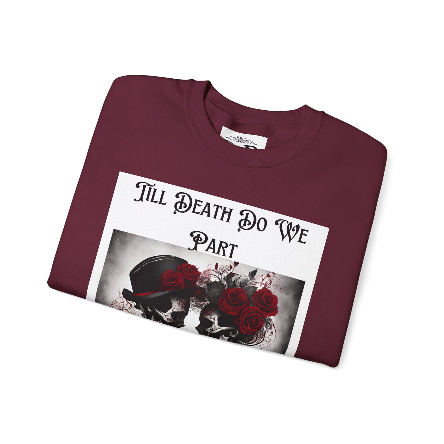 Till Death Do Us Part Skeleton Crewneck Sweatshirt