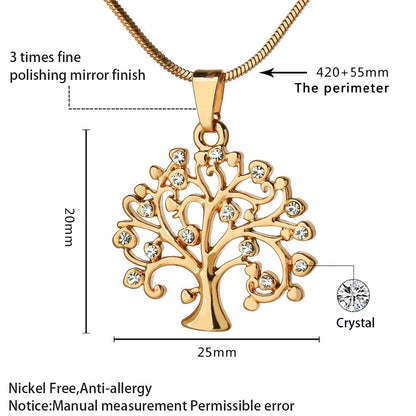 Tree Of Life Pendant Necklace Women