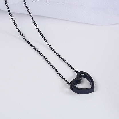 Minimalist Heart Pendant Necklace