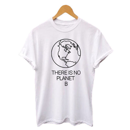 There Is No Planet B Women's Summer Cotton Tops