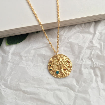 Zodiac Gold Constellation Necklace for Women