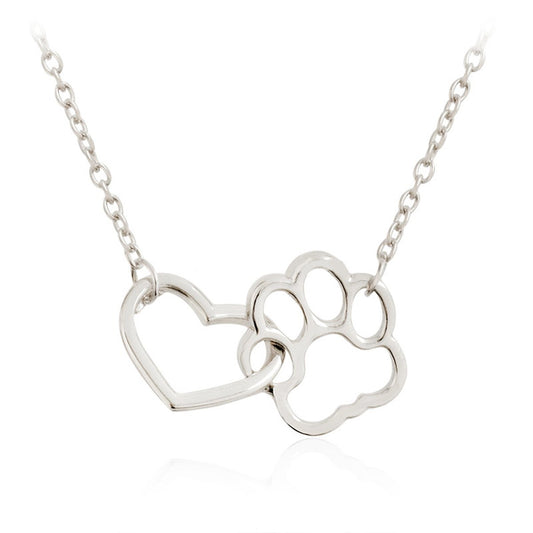 Pawprint Heart Necklace