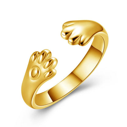 Adjustable Cat Claw Tail Ring