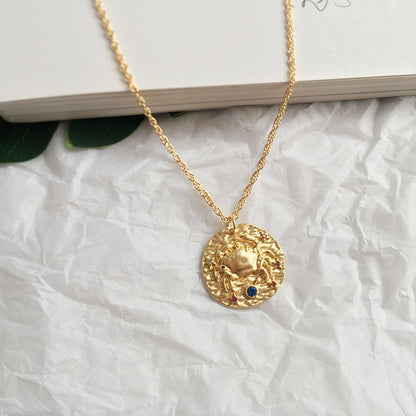 Zodiac Gold Constellation Necklace for Women