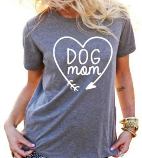 Dog Mom T Shirt for Animal Lovers