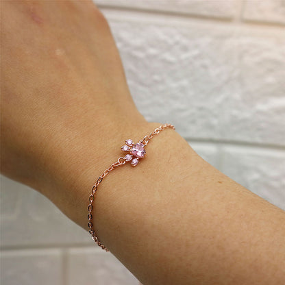 Crystal Paw Print Bracelet  for Women