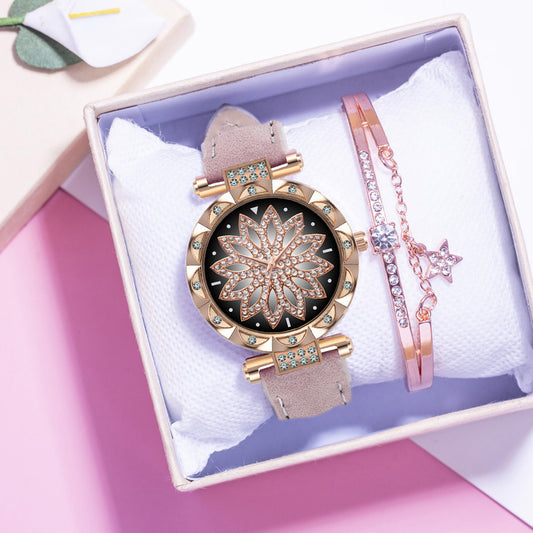 New Fashion Leather Strap Watch Women