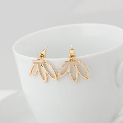 Simple Lotus Fashion Jewelry Earrings